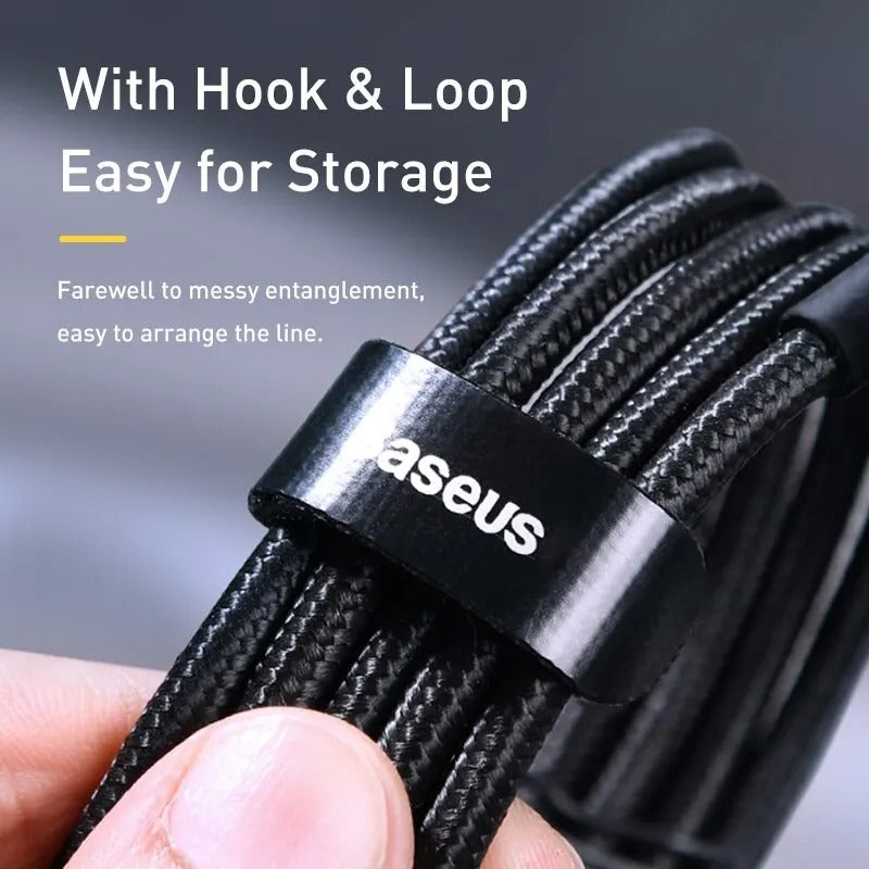 Baseus Braided Cable - USB-C to USB-C - 100W - 1m
