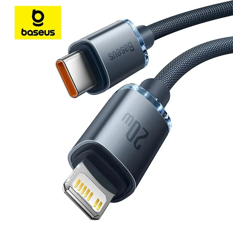 Baseus Braided Cable - USB-C to Lightning - 1.2m