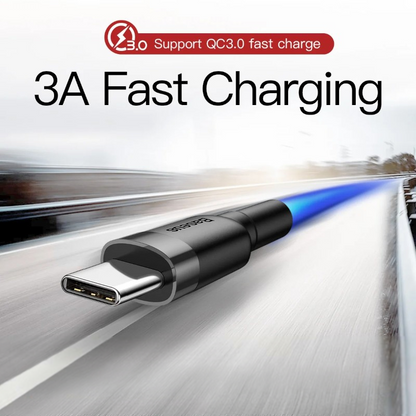 Baseus Braided Cable - USB-A to USB-C - 1m