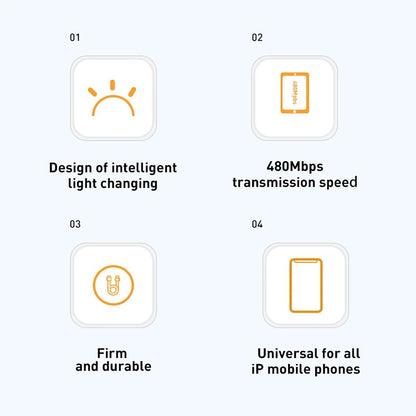 Baseus Braided Cable - USB-A to Lightning - 1m