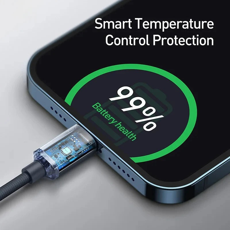 Baseus Braided Cable - USB-C to Lightning - 1.2m